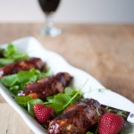 Strawberry Porter BBQ Glazed Chicken