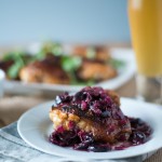 Chile Chicken with Grape Saison Beer Sauce