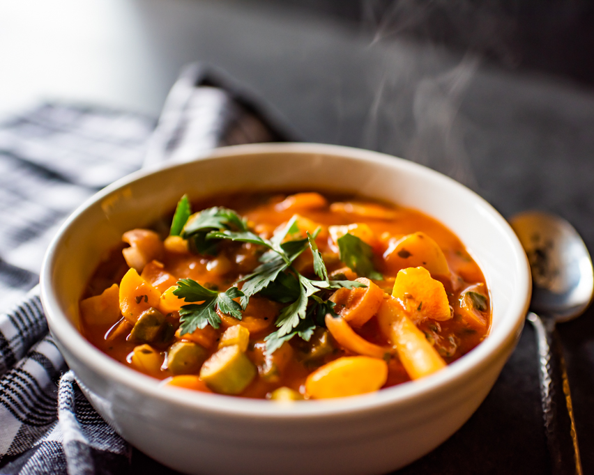 Carrot Potato Soup! A Vegan/Vegetarian Recipe - The Devil Wears Parsley