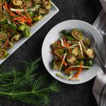 Pan Roasted Brussels Sprouts