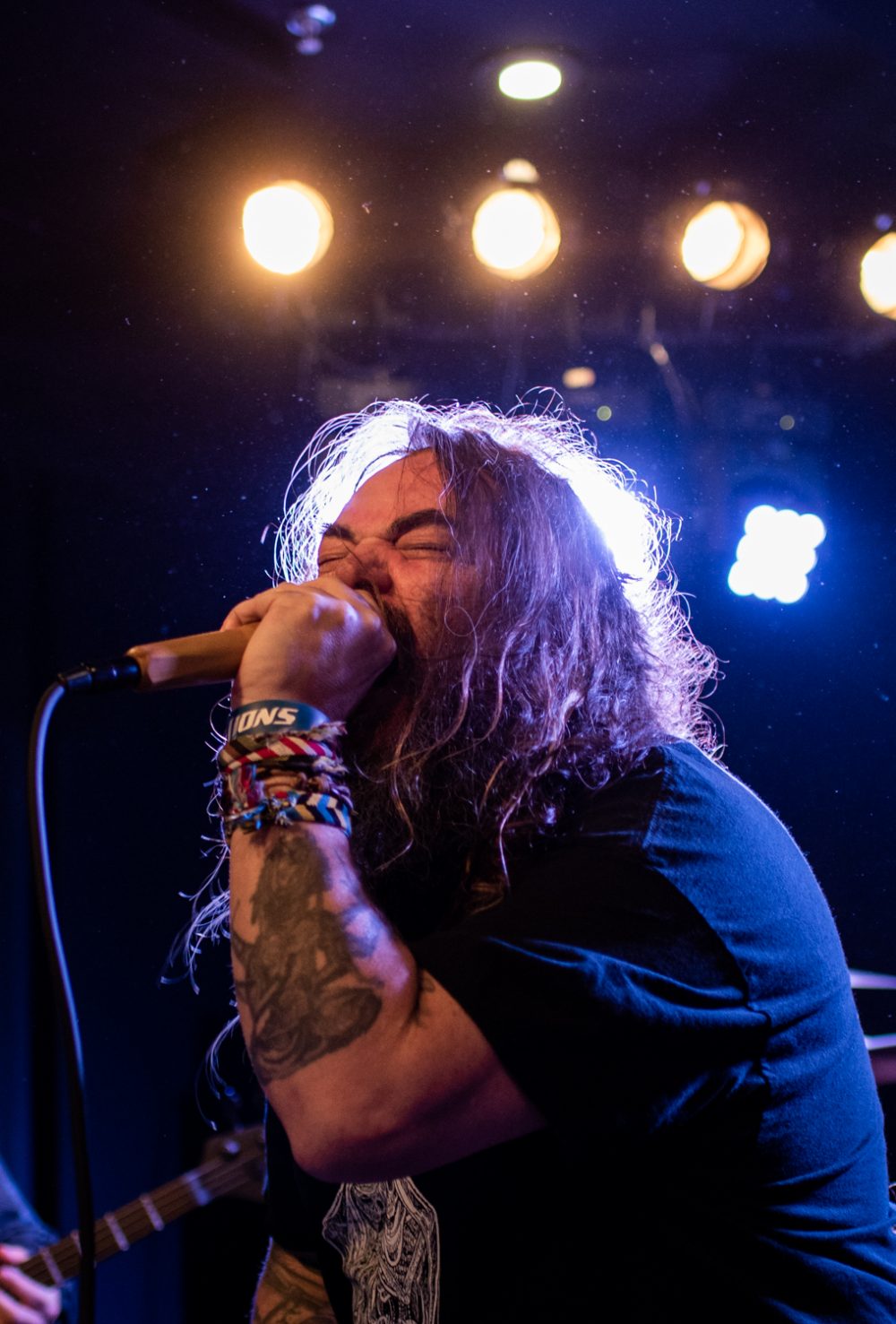 Max Cavalera at Soulfly's new album release party for Riutal. This was an impromptu jam session with Tony Campos, Zyon Cavalera, and Dino Cazares.