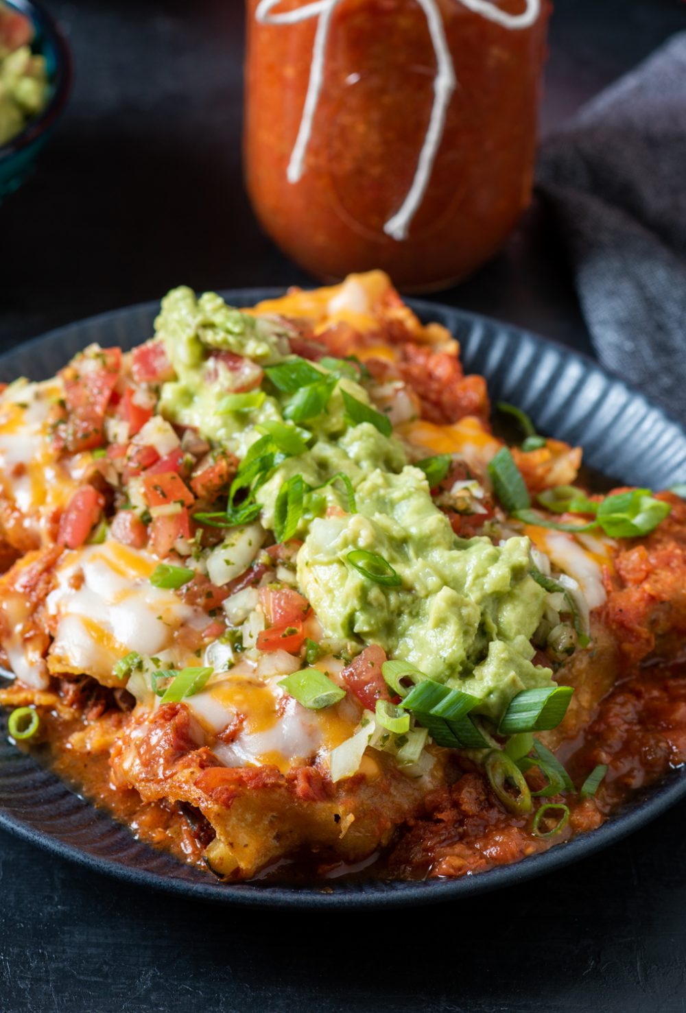 Misteka Veggie Enchiladas